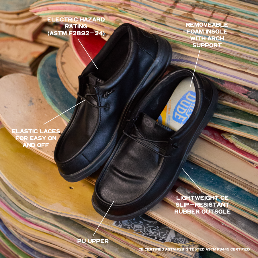 Wendy Work CE Classic Slip Resistant – Black - Image 2