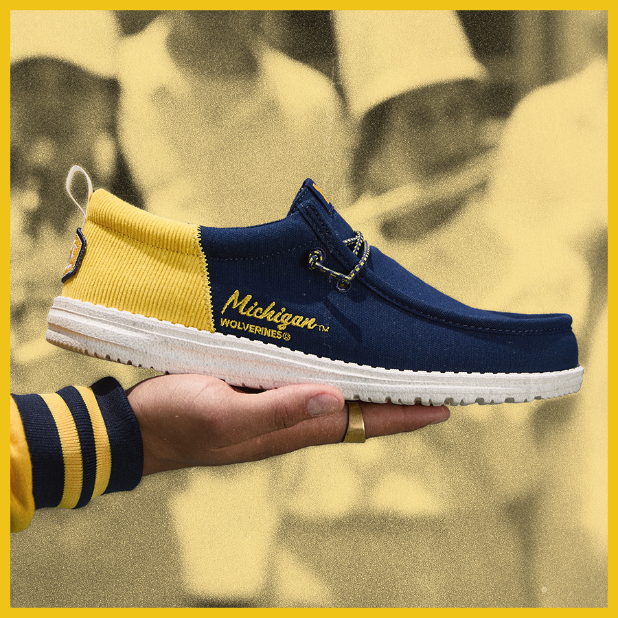 Wally Funk Michigan Wolverines – Navy/Gold/White - Image 2